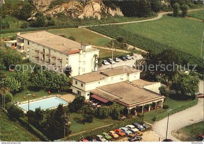 Riazzino Gordola Motel Lago Maggiore Fliegeraufnahme
