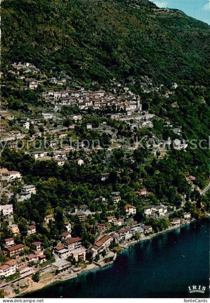 Ronco sopra Ascona e Porto Ronco veduta aerea