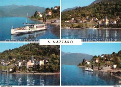 San Nazzaro Panorama Lago Maggiore Fahrgastschiff