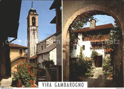 Vira Gambarogno Dorfpartie Glockenturm