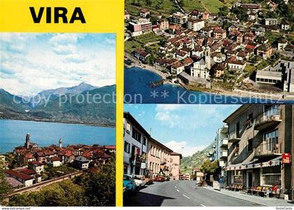 Vira Gambarogno Fliegeraufnahme Lago Maggiore