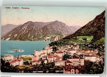 6900 Paradiso 1911 - Luganersee Raddampfer - 39489284