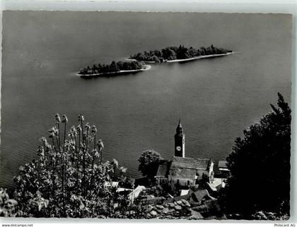 6622 Ronco sopra Ascona Foto AK Lago Maggiore Insel Kirche - 38071908