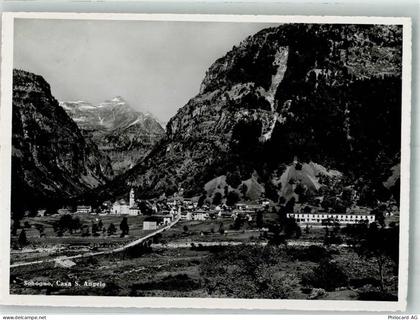 6637 Sonogno 1952 Foto AK Penison Casa S. Angelo - 38217268