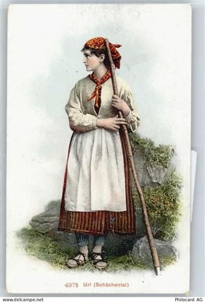 6465 Unterschächen Urigen - Trachten, Schächental AKU2 - 50575264