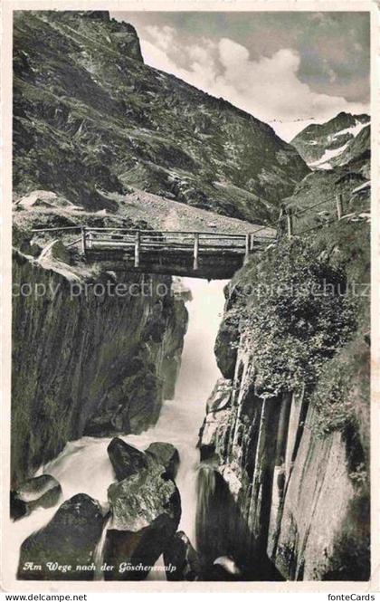 Goeschenenalp 1800m URI UR Am Wege zur Goeschenenalp