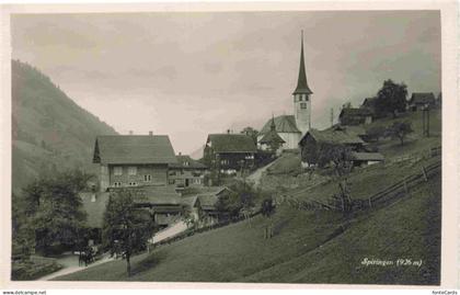Spiringen UR Dorfansicht mit Kirche