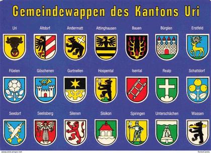 Uri Kanton UR Gemeindewappen des Kantons Uri