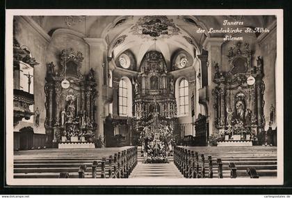 AK Silenen, Inneres der Landeskirche St. Albin