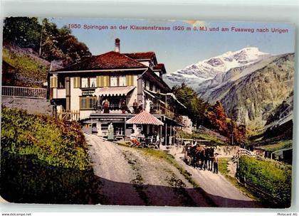 6464 Spiringen - Klausenstraße 926 m Fussweg Urigen Kutsche - 13249500