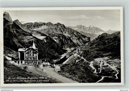 6465 Unterschächen 1932 Gebrauchsspuren Nr. 33379 Wehrli - Hotel Klausen... - 10137014