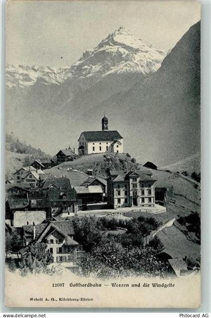 6484 Wassen UR - Gotthardbahn Wassen und die Windgälle - 10395620