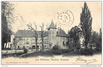 ref 85- suisse -allaman -chateaux vaudois  / carte décollée- voir description -/postcard sheets peeled/-