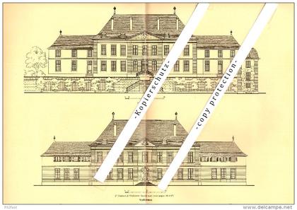 Photographien / Ansichten , 1925 , Aubonne , Vullierens , Prospekt , Architektur , Fotos !!!