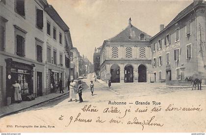 Suisse - AUBONNE (VD) Grande Rue - Boulangerie - Horlogerie Bijouterie - Ed. Phot. Des Ar