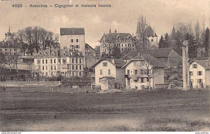 Suisse - AVENCHES (VD) Cigognier et maisons neuves - Ed. Phototypie Co 4526