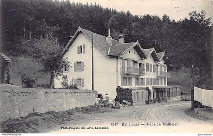 BALLAIGUES (VD) Pension Maillefer - Ed. Photographie des Arts 3247