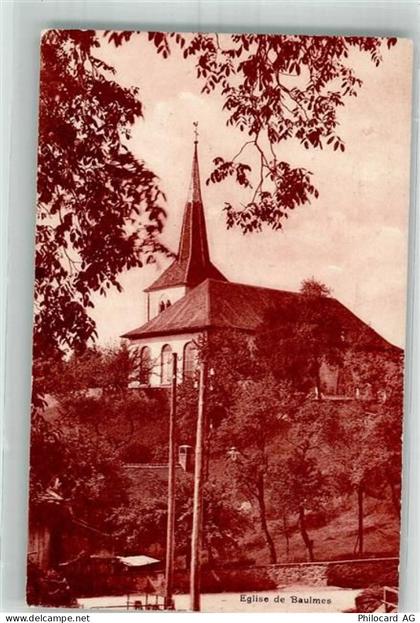 1446 Baulmes Foto AK Kirche - 38194696
