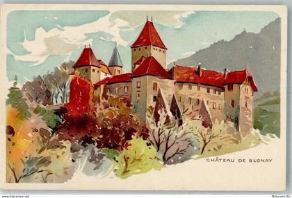 1807 Blonay Lithographie Schloss de Blonay - 13990383