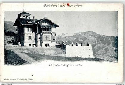 1803 Chardonne - Le Buffet de Baumaroche Funiculaire vevey Mont Pelerin... - 51636081