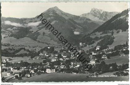 Chateau d'Oex - Foto-Ansichtskarte - Verlag O. Sartori Geneve