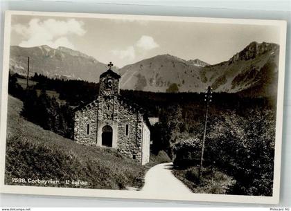 1856 Corbeyrier 1915 Foto AK Kirche - 38211942