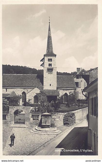 Suisse - CORCELLES (VD) L'église - Ed. Société Graphique Neuchâtel 3205
