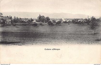 Suisse - COTTENS SUR MORGES (VD) Vue générale - Ed. inconnu