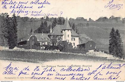 Suisse - COTTENS (VD) Les châteaux vaudois - Ed. Photographie des Arts 1962