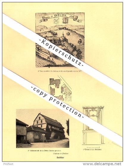 Photographien / Ansichten , 1925 , Duillier , Crans , Prospekt , Architektur , Fotos !!!