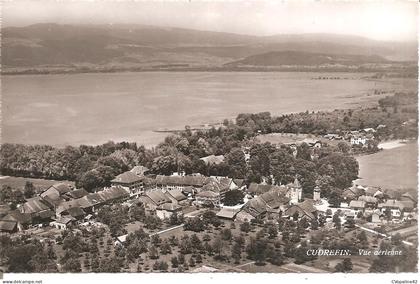 SUISSE - CUDREFIN (Vaud-VD) Vue Aérienne (Photo Edition A. DERIAZ)