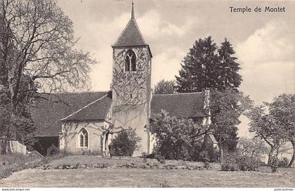 Suisse - MONTET CUDREFIN (VD) Temple - Ed. G. Richard