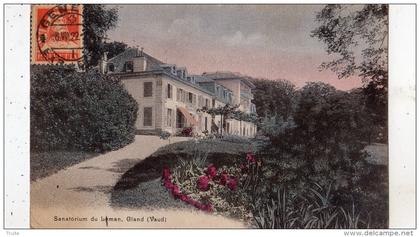 GLAND SANATORIUM DU LEMAN (CARTE COLORISEE)