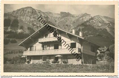 Chateau d'Oex - Chalet-Pension Praz-Louvon - L. Debran-Schollaert - Foto-AK