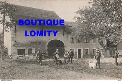 Suisse La Rippe carte photo CPA + timbre cachet 1911 , voir état ci dessous