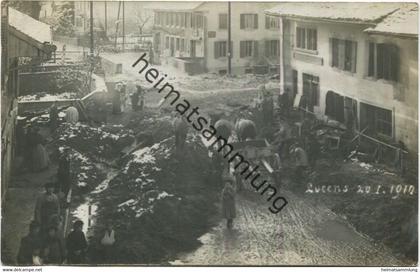 Lucens - L Inondation - Hochwasser 20.01. 1910 - Foto-AK