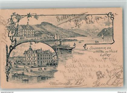 1095 Lutry 1901 BOAKC Lithographie LHotel de Ville - 13702283