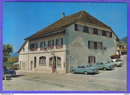Carte postale Suisse  Mont-sur-Rolle Hôtel Restaurant Jeune Suisse   voitures  mercedes   très beau plan
