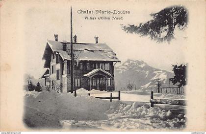 Suisse - VILLARS SUR OLLON (VD) Chalet Marie Louise (en hiver) - Ed. Impr. Alsacienne 1777