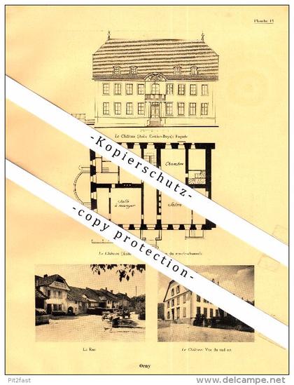 Photographien / Ansichten , 1933 , Orny , Romainmotier-Envy , Prospekt , Architektur , Fotos !!!