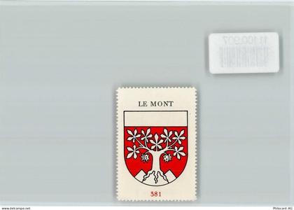 1052 Le Mont-sur-Lausanne - Vignette Wappen Kaffee Hag ca 1920-1940 Le M... - 11100907