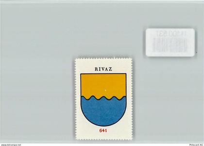 1071 Rivaz - Vignette Wappen Kaffee Hag ca 1920-1940 Rivaz - 11100531