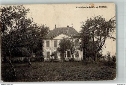 1082 Corcelles-le-Jorat 1910 Foto AK Schloss - 10748757