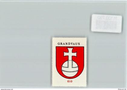 1091 Grandvaux Le Tronchet - Vignette Wappen Kaffee Hag ca 1920-1940 Gra... - 11100790