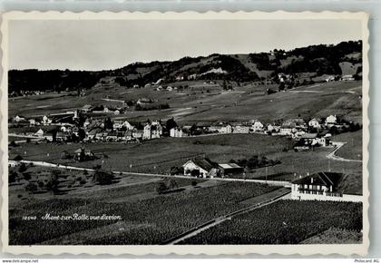 1185 Mont-sur-Rolle 1954 Foto AK Fliegeraufnahme - 38193936