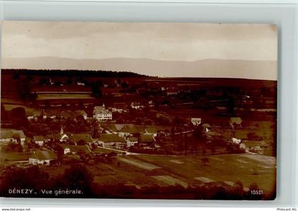 1410 Denezy 1924 Foto AK Vue generale, Verlag Perrochet 10521 - gute Erh... - 13077597