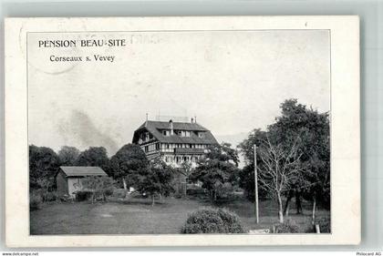 1802 Corseaux 1919 Foto AK Pension Beau-Site - 14001223