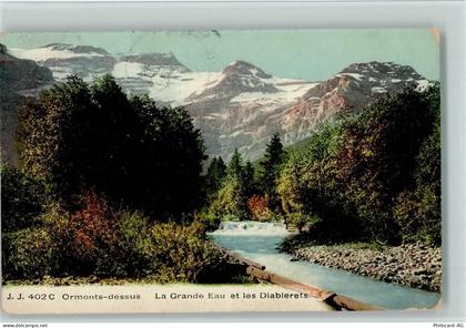1865 Les Diablerets Ormont-Dessus - La Grande Eau et les Diablerets - 12112908