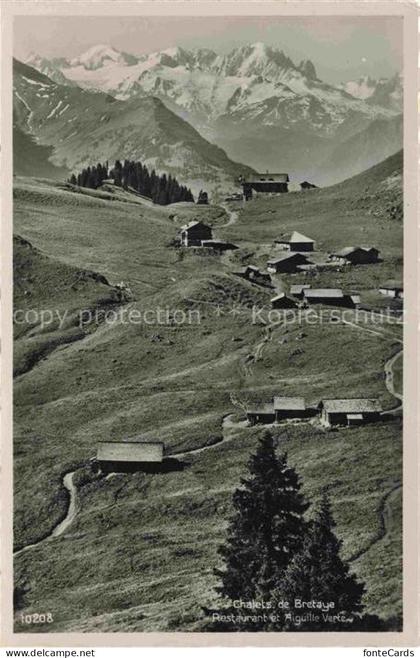 Bretaye 1800m VD Chalets de Bretaye Vue aerienne