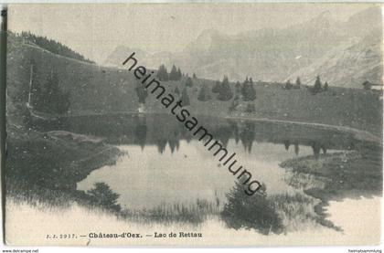Chateau d'Oex - lac de Rettau - Verlag Jullien freres Geneve